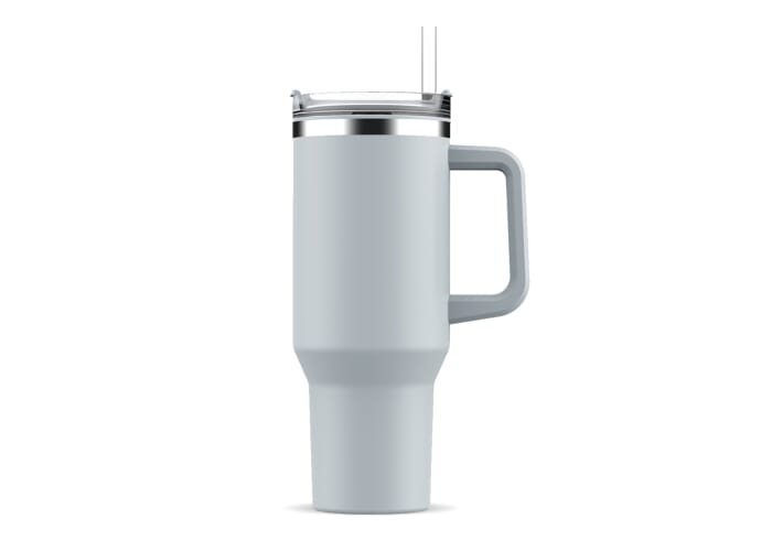 Mug personnalisable en matériaux recyclés 1,2L Ozzy Gris clair
